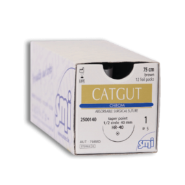 Fire de sutura Catgut Chrom