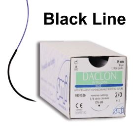 Fire de sutura Nylon ac negru