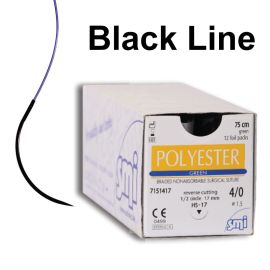Fire de sutura Poliester ac negru