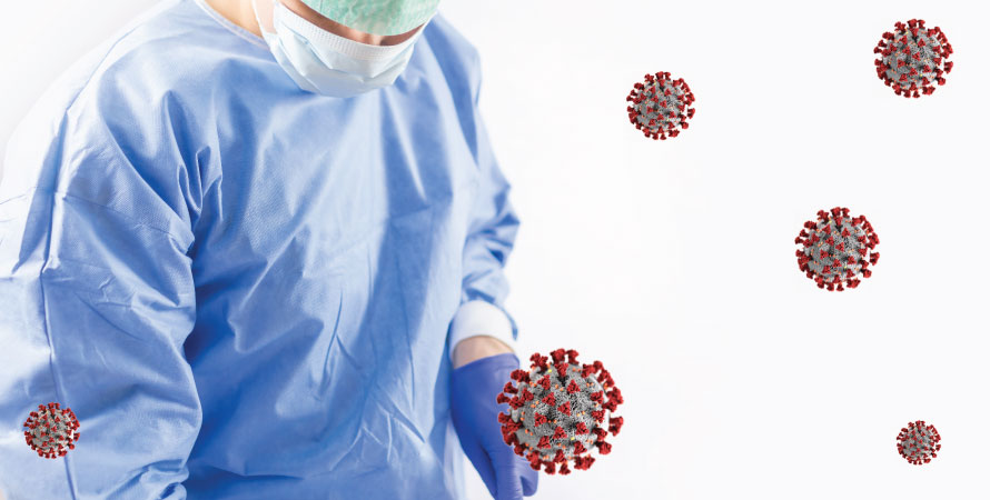 Halate sterile impermeabile – standard si ranforsate